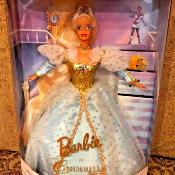 NIB Vintage Y2K 1996 MATTEL Collector Edition CINDERELLA BARBIE Walt Disney